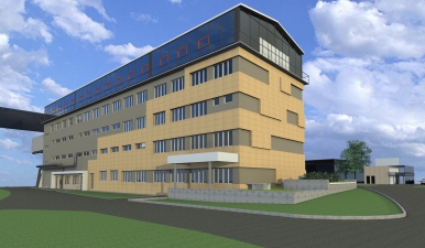 Modernizacja elewacji budynku biurowego oraz przebudowa dw&oacute;ch portiernii na terenie obiektu Elektrociepłowni Będzin S.A.